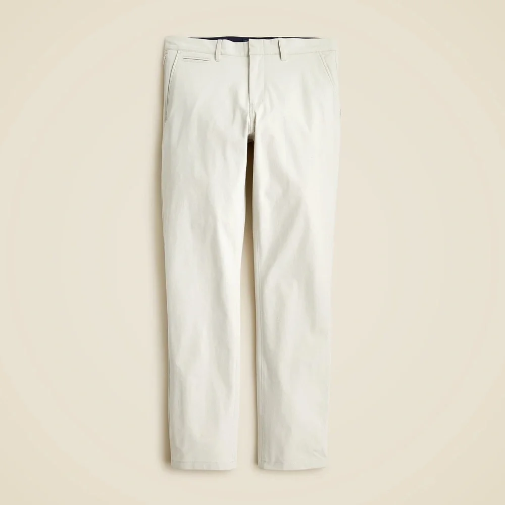 NWT J. Crew Men's Classic Khaki 770™ Straight-fit Tech Pants 36x34 - broken snap